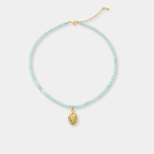 Load image into Gallery viewer, Shell Signet Beaded Necklace