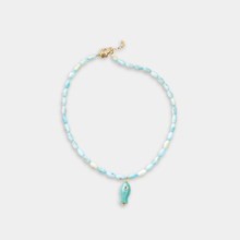 Load image into Gallery viewer, Ceramic Fish Necklace - Aqua