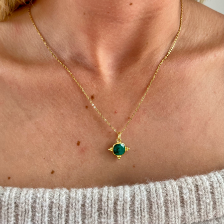 Atlantic Emerald Necklace