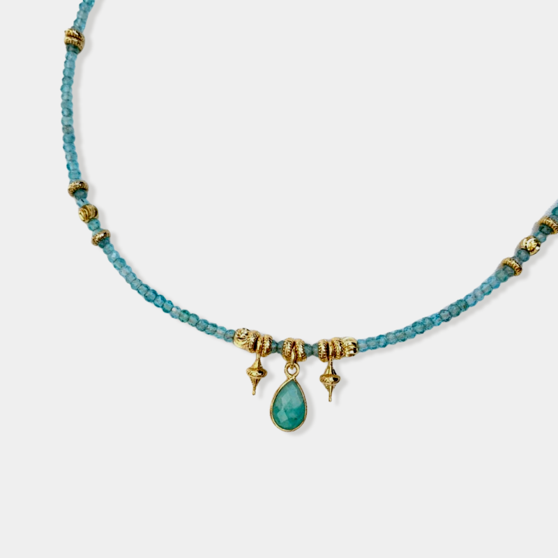 Azure Drop Necklace