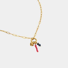 Load image into Gallery viewer, Heart/Sun Clip Necklace