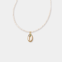Load image into Gallery viewer, Beaded Cowrie Necklace