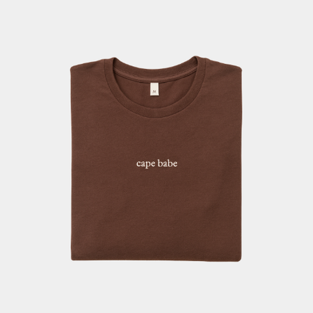 Cape Babe Shirt Chocolate