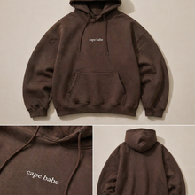 Load image into Gallery viewer, Cape Babe Hoodie Chocolate