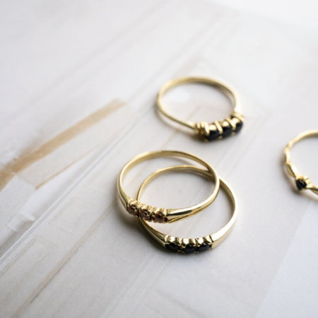 Dreamland ring Onyx Gold