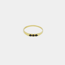 Load image into Gallery viewer, Dreamland ring Onyx Gold
