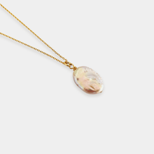 Load image into Gallery viewer, Long Oval Pearl Necklace