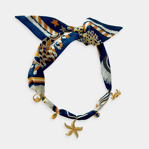 Nautical Navy Scarf