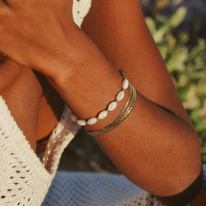 Golden beach jewellery , shell jewellery