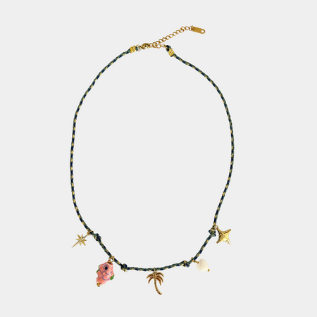 Tropical Night Charm Necklace