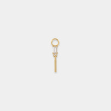 Load image into Gallery viewer, Zirconia Baguette charm