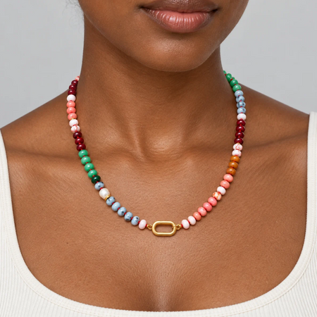 Autum Beaded Necklace