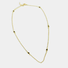 Load image into Gallery viewer, Black dot necklace