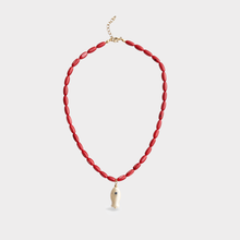 Load image into Gallery viewer, Ceramic Fish Necklace - Red