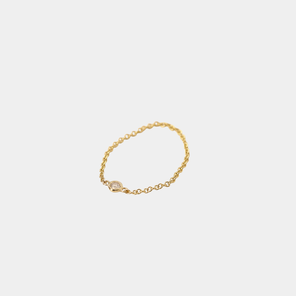 Chain Zirconia Ring