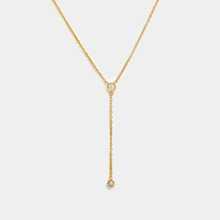 Load image into Gallery viewer, Dainty Y necklace