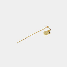Load image into Gallery viewer, Emerald tag Earring