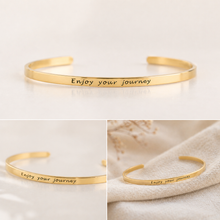 Load image into Gallery viewer, Enjoy your journey Cuff