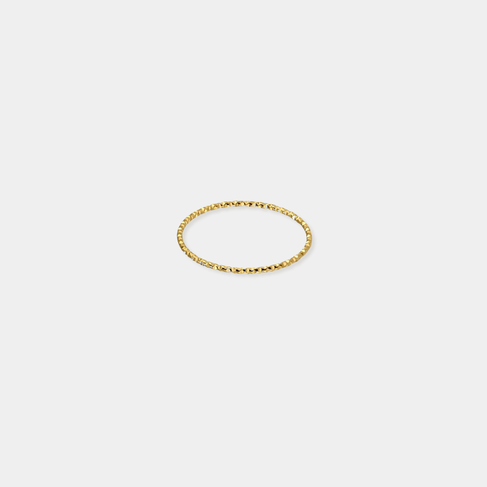 Hammered Stacking Ring