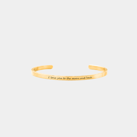 I love you to the moon and back Cuff