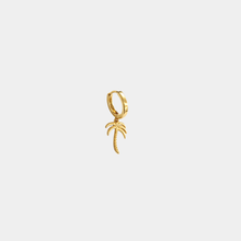 Load image into Gallery viewer, Palm Tree Goldfilled Hoops