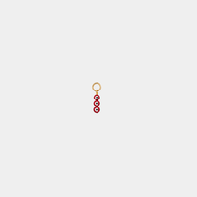 Load image into Gallery viewer, Red Eye Charm/Hoop