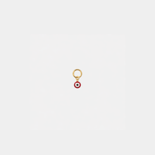 Load image into Gallery viewer, Red Eye Charm/Hoop