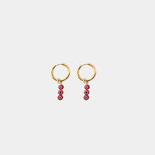 Load image into Gallery viewer, Red Eye Charm/Hoop