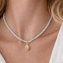 Load image into Gallery viewer, Shell Signet Beaded Necklace