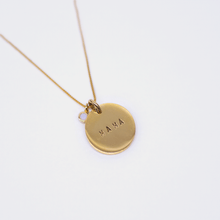Load image into Gallery viewer, Mama Coin Necklace - Box Chain