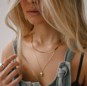 Chunky Flat Chain Necklace