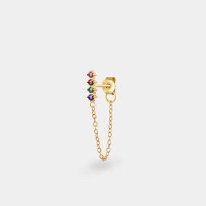 Rainbow stud chain