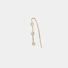 Load image into Gallery viewer, Dot Dot Dot Chain Earring
