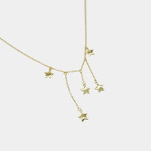 Load image into Gallery viewer, Falling star Necklace gold