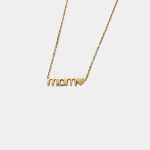 Love Mom Necklace
