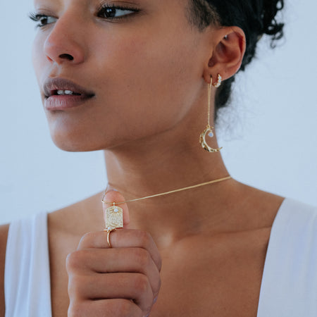 Opal night necklace